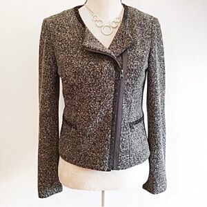 Women's Gray Tweed Jacket